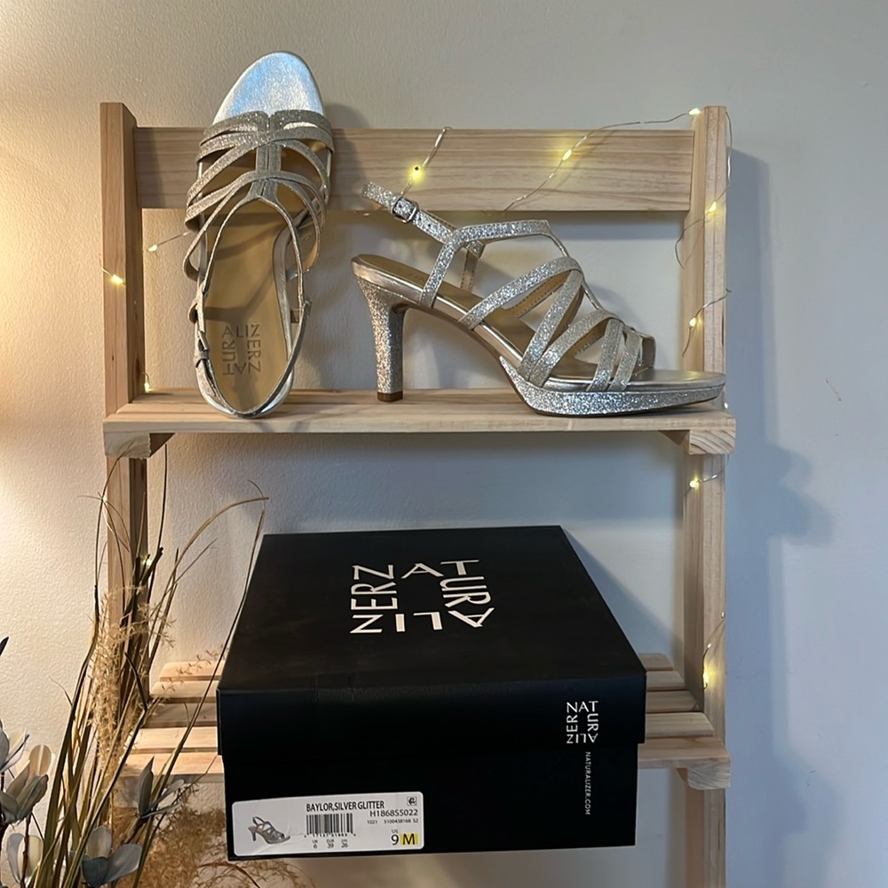 Naturalizer Baylor Silver Dress Sandal